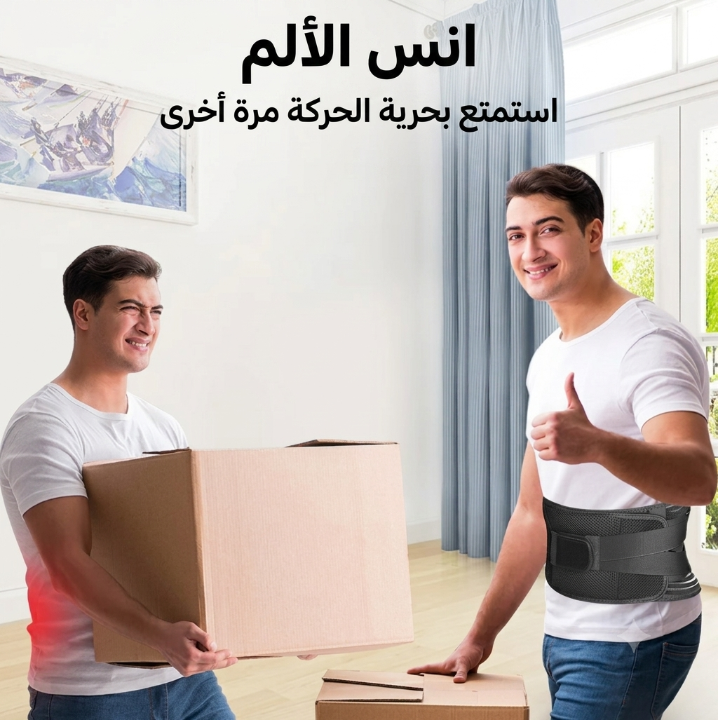 قبل استعمال حزام دعم الظهر